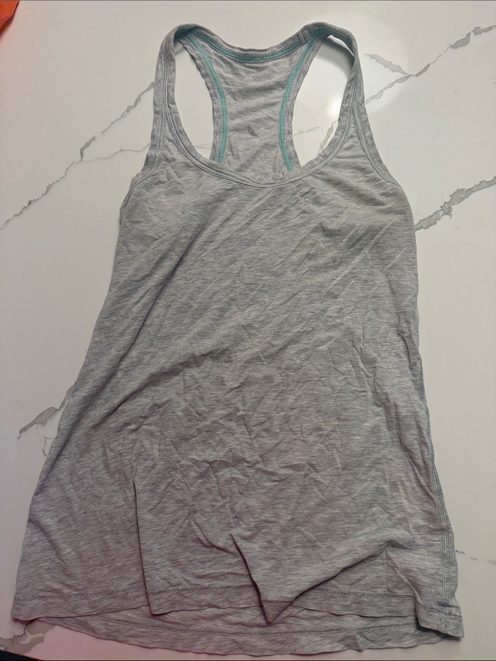Lululemon Gray Cotton Tank